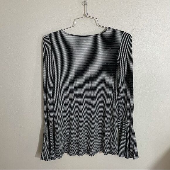 American Eagle Soft and Sexy Striped Bell Sleeve Top - Picture 4 of 4